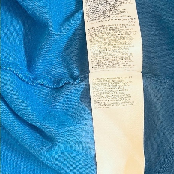 Old Navy cotton pull-on blue graphic design Boys Shirt 5 long sleeve round neck - Picture 8 of 8